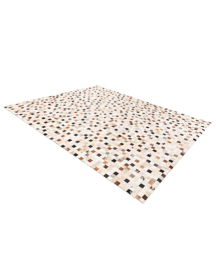 Detail image of 8' x 9' 9 Cowhide Stocks Rug