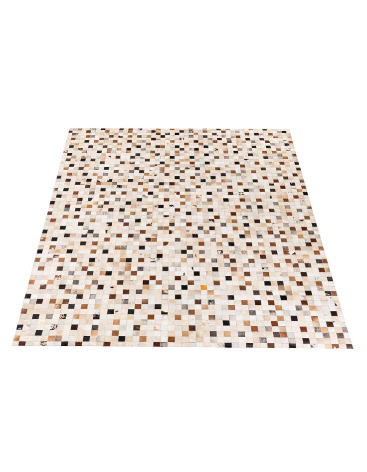 Detail image of 8' x 9' 9 Cowhide Stocks Rug