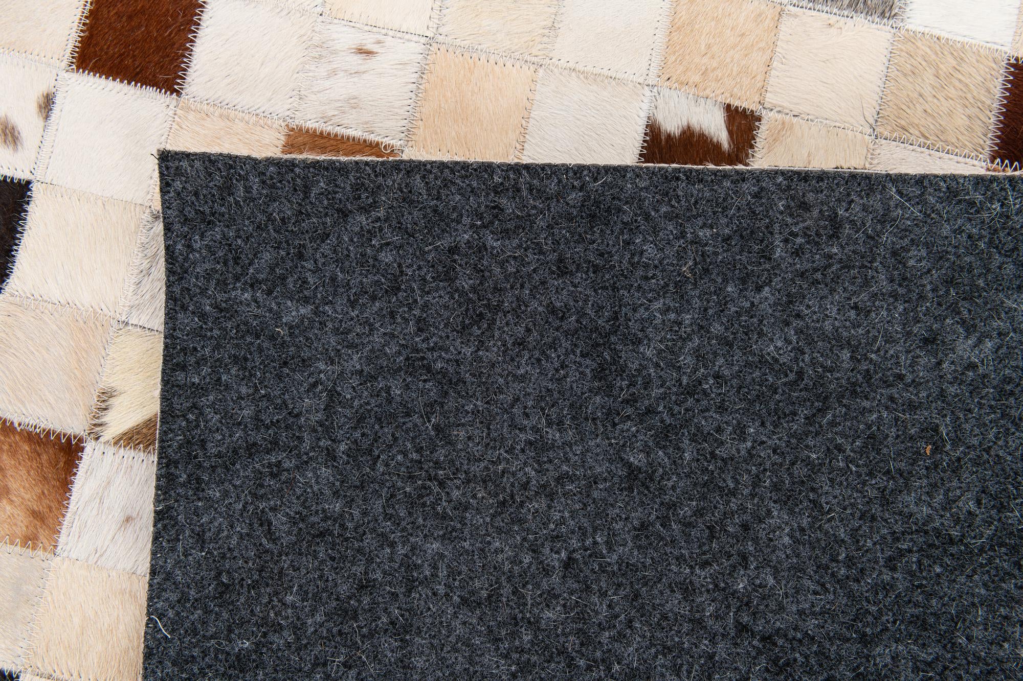 8' x 9' 9 Cowhide Stocks Rug