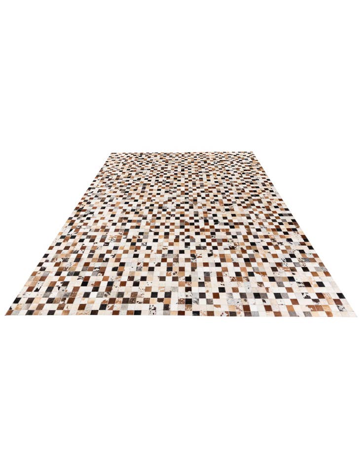 Detail image of 8' 1 x 10' Cowhide Stocks Rug