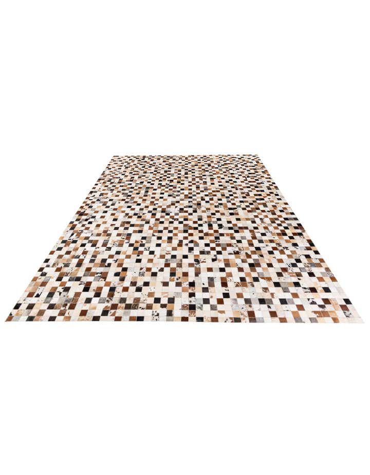 8' 1 x 10' Cowhide Stocks Rug