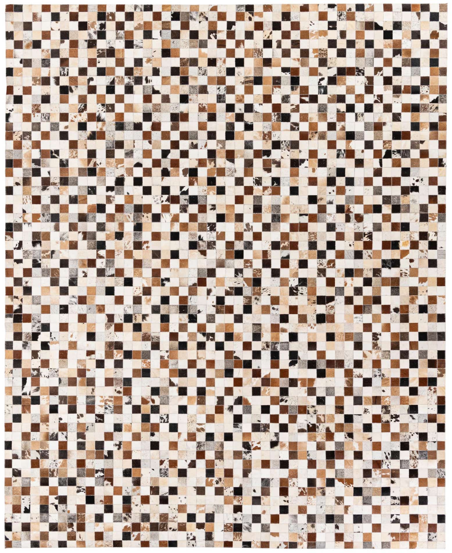 8' 1 x 10' Cowhide Stocks Rug