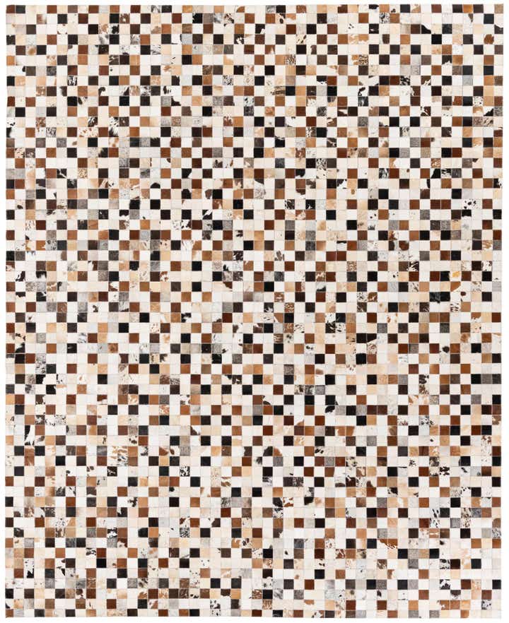 8' 1 x 10' Cowhide Stocks Rug