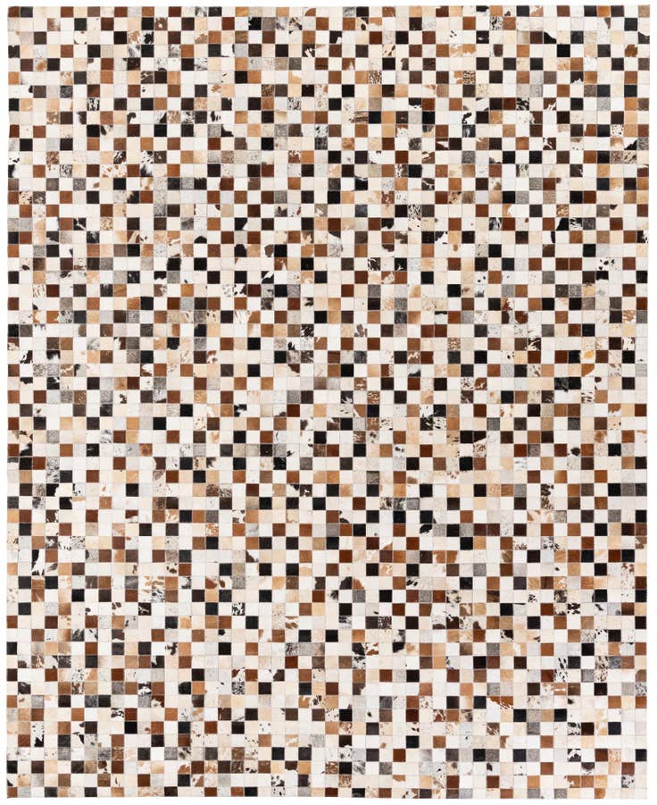 Detail image of 8' 1 x 10' Cowhide Stocks Rug