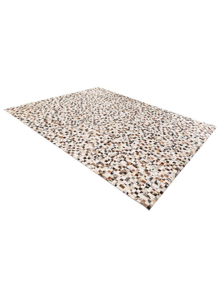 8' 1 x 10' Cowhide Stocks Rug