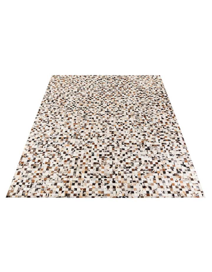 8' 1 x 10' Cowhide Stocks Rug