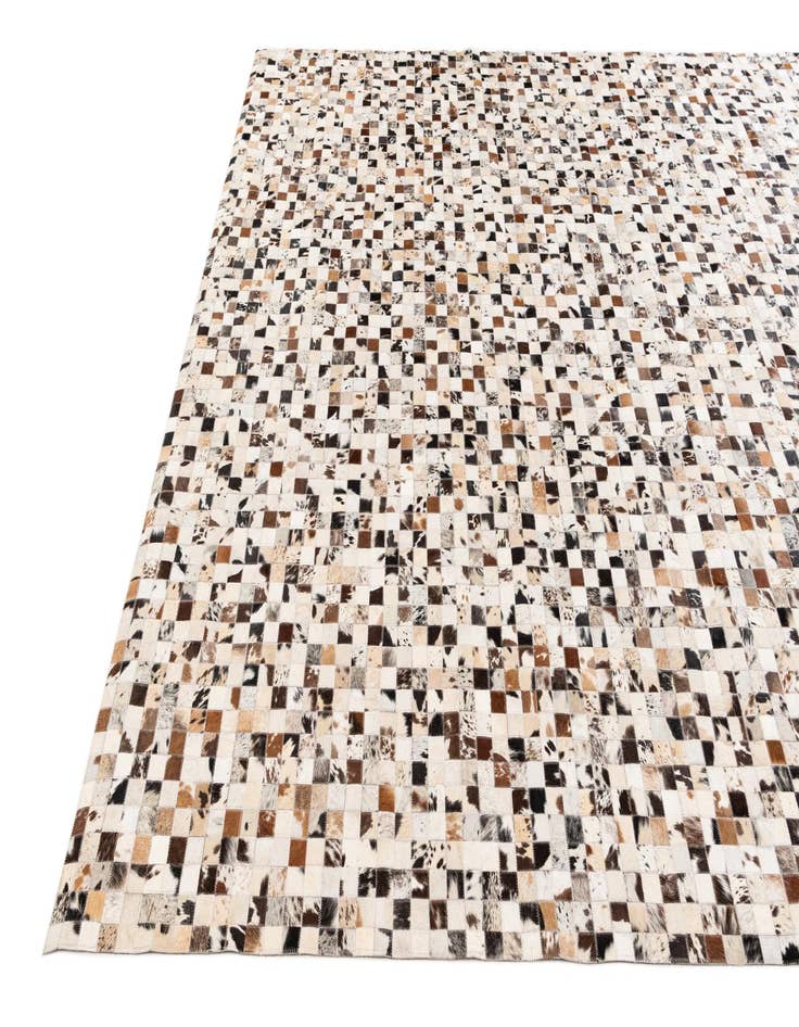Detail image of 8' 1 x 10' Cowhide Stocks Rug