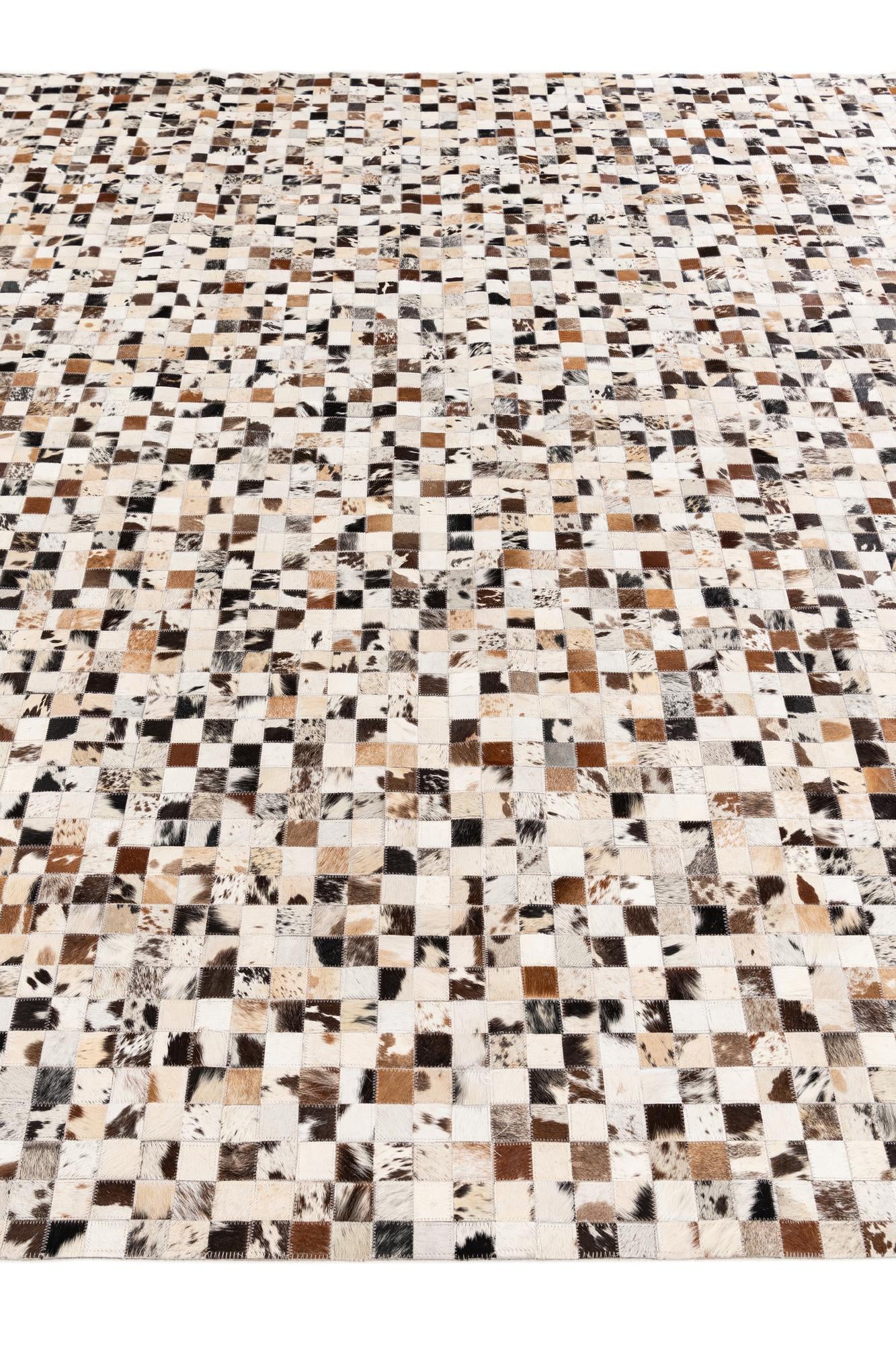 8' 1 x 10' Cowhide Stocks Rug