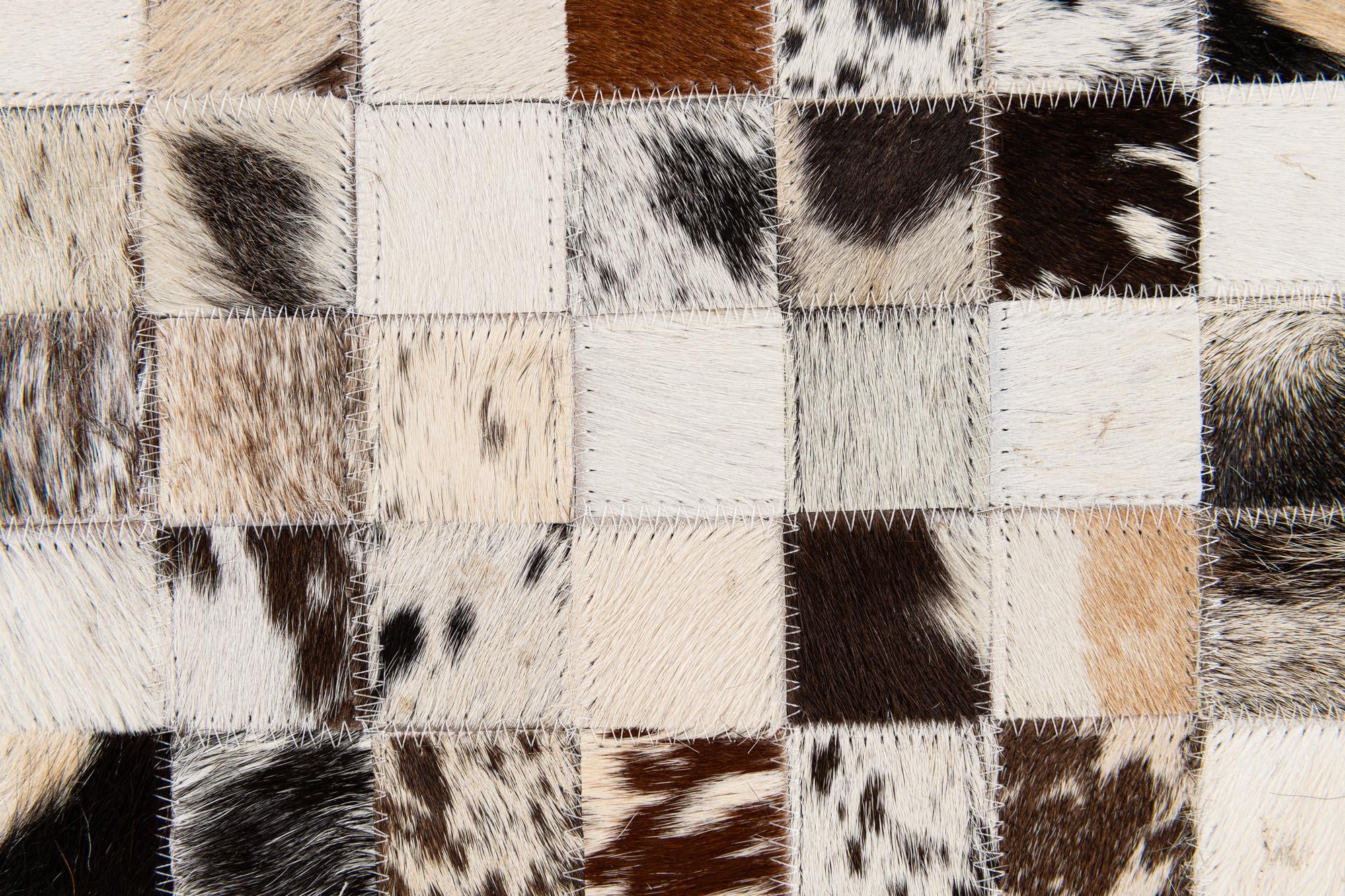 8' 1 x 10' Cowhide Stocks Rug