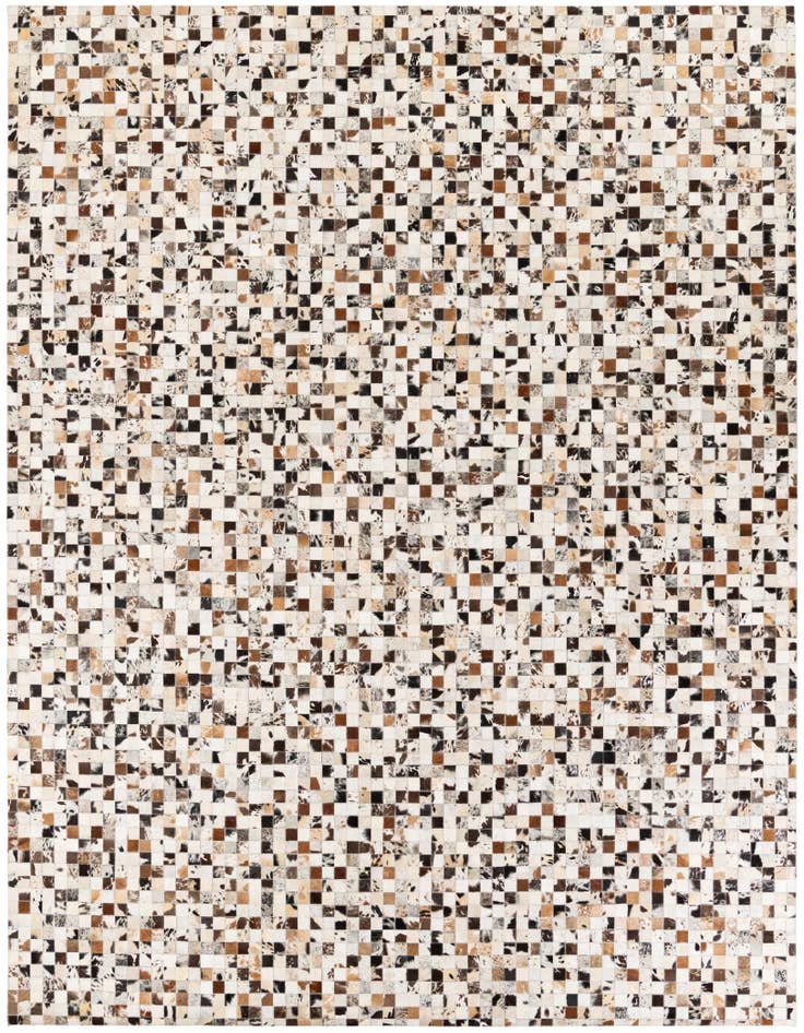 Detail image of 8' 1 x 10' Cowhide Stocks Rug