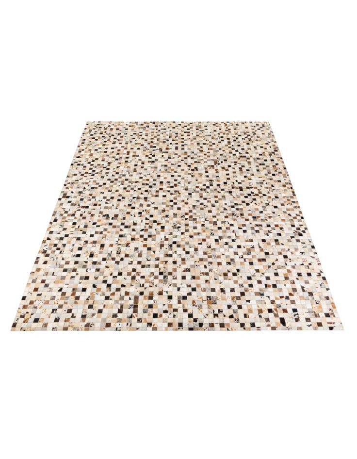 Detail image of 8' x 9' 11 Cowhide Stocks Rug