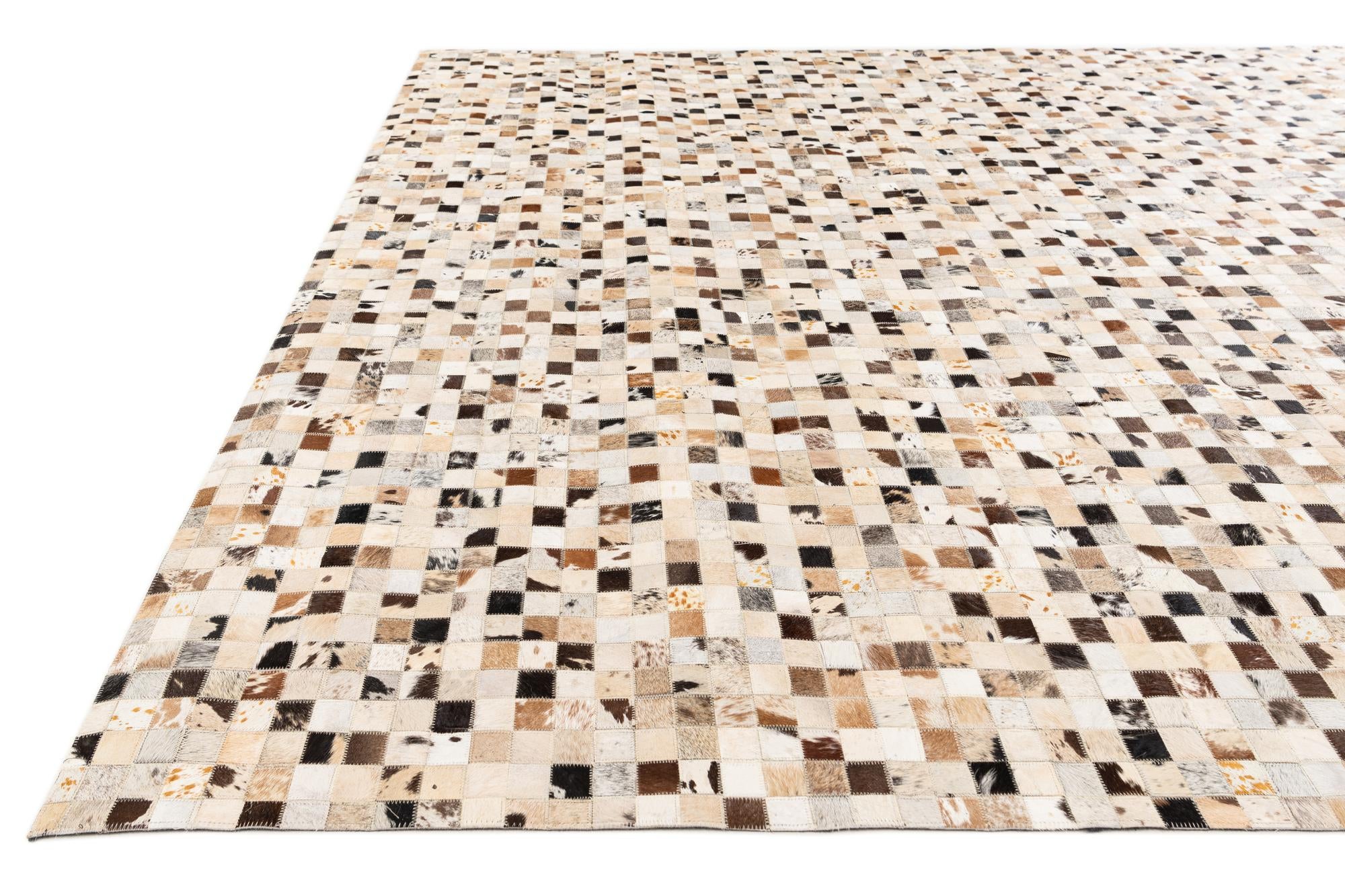 8' x 9' 11 Cowhide Stocks Rug