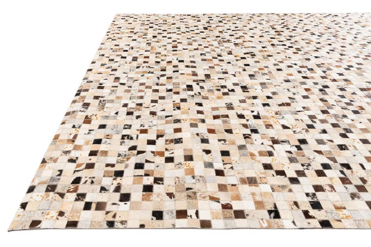 Detail image of 8' x 9' 11 Cowhide Stocks Rug