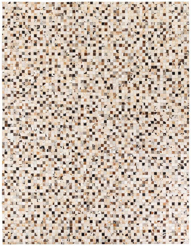 Detail image of 8' x 9' 11 Cowhide Stocks Rug