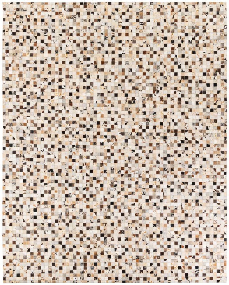 Detail image of 8' x 9' 11 Cowhide Stocks Rug