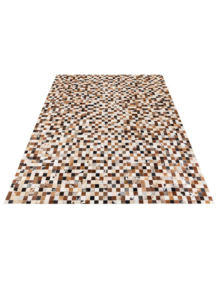 Detail image of 7' 11 x 9' 9 Cowhide Stocks Rug