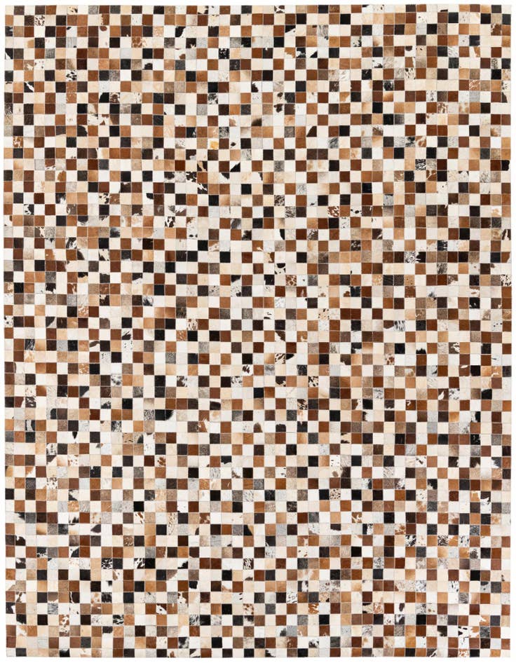 Detail image of 7' 11 x 9' 9 Cowhide Stocks Rug