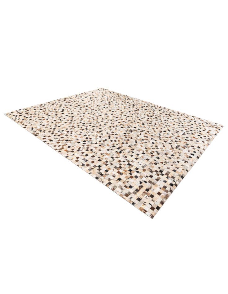 Detail image of 8' x 10' Cowhide Stocks Rug