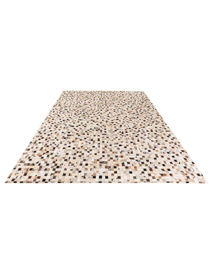 Detail image of 8' x 10' Cowhide Stocks Rug