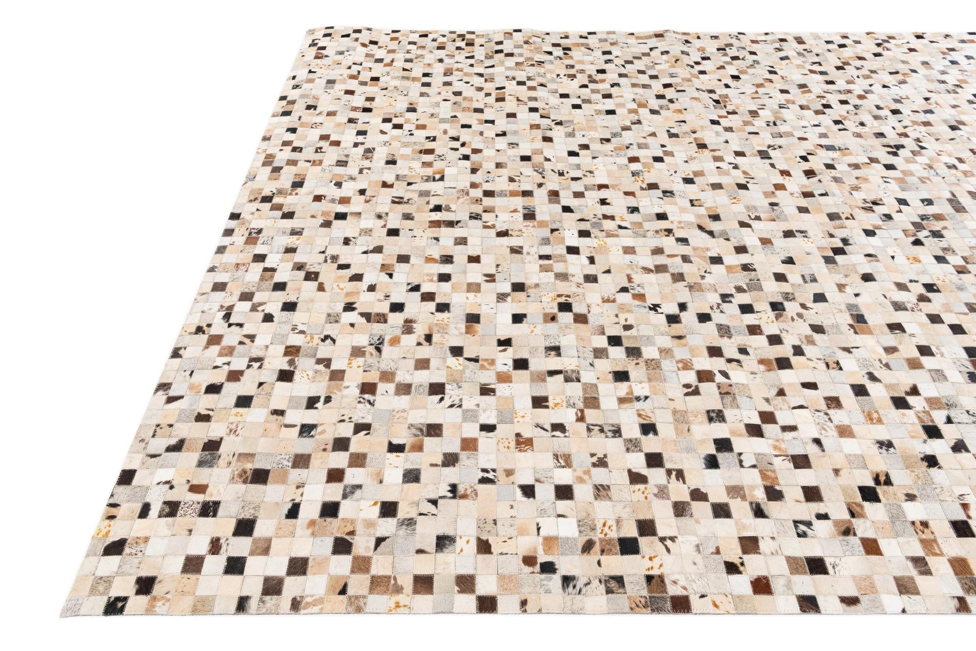 8' x 10' Cowhide Stocks Rug