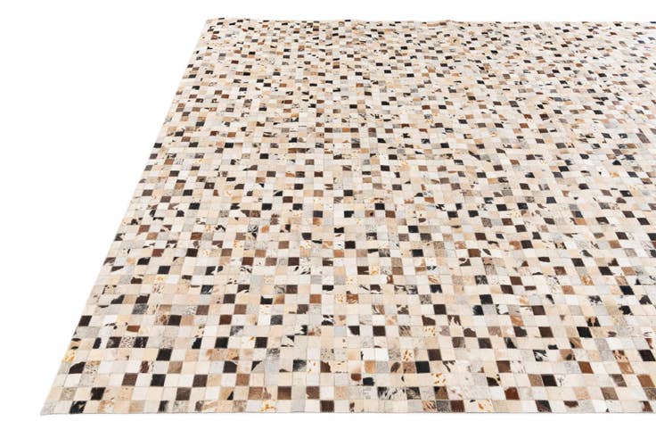 Detail image of 8' x 10' Cowhide Stocks Rug