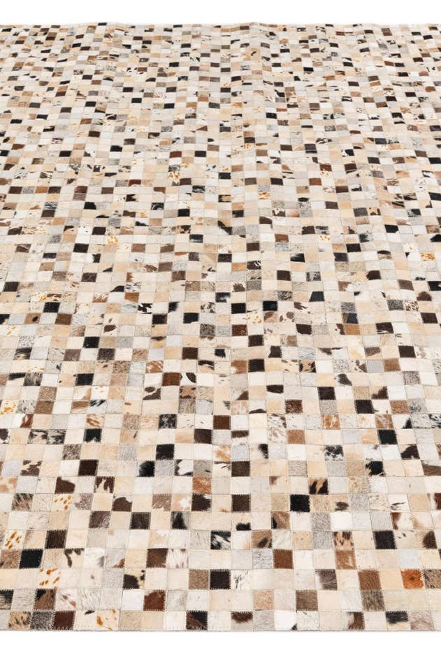 Detail image of 8' x 10' Cowhide Stocks Rug