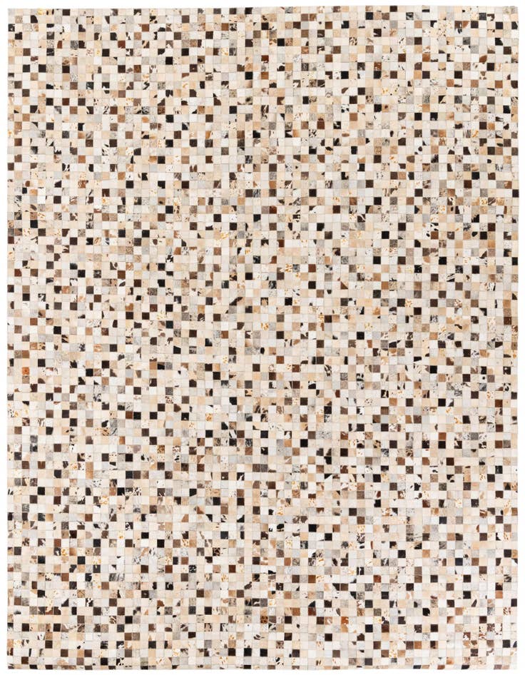 Detail image of 8' x 10' Cowhide Stocks Rug