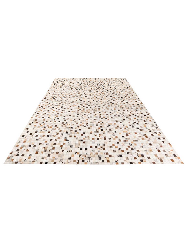 Detail image of 8' x 9' 10 Cowhide Stocks Rug