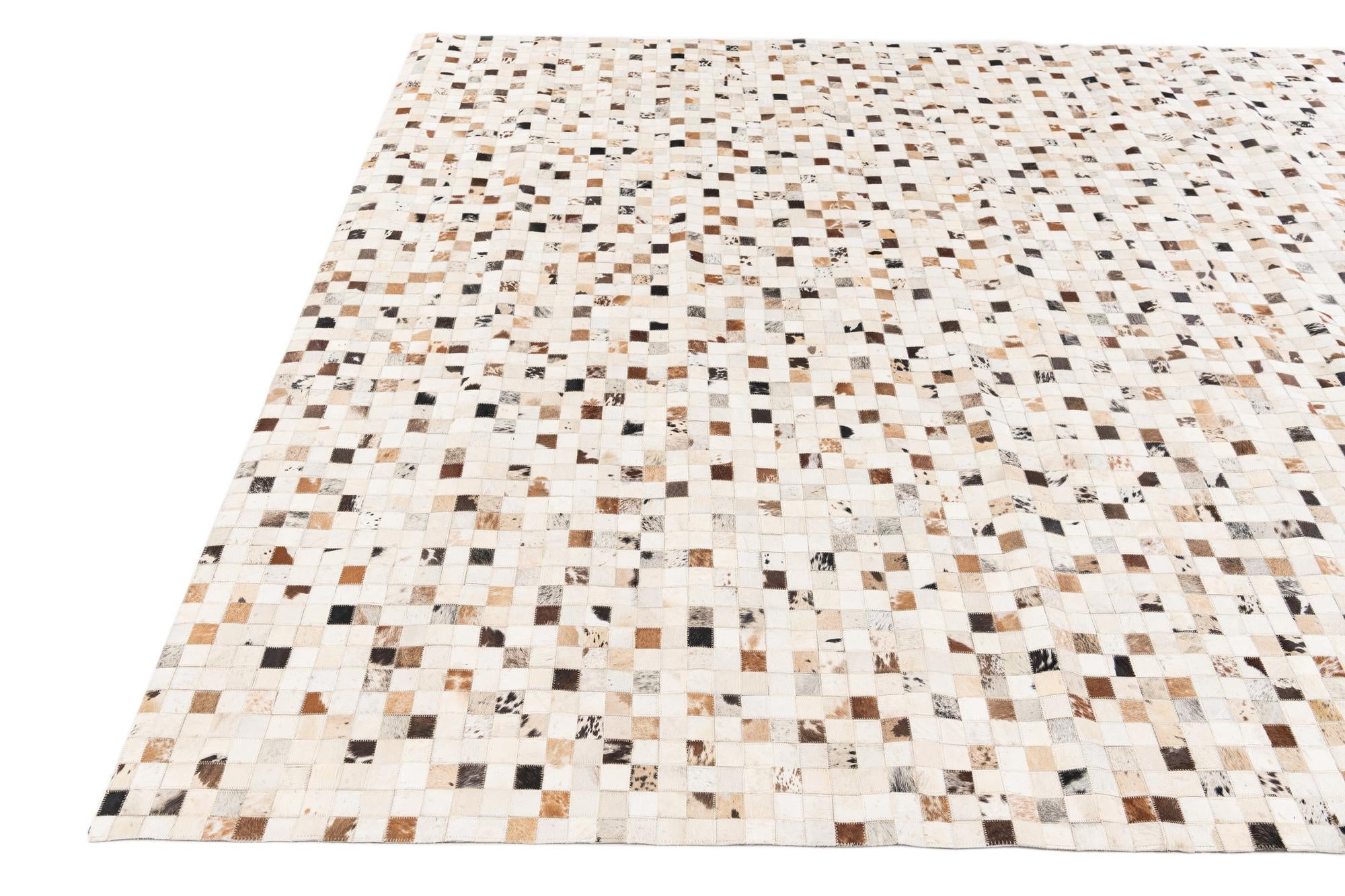 8' x 9' 10 Cowhide Stocks Rug