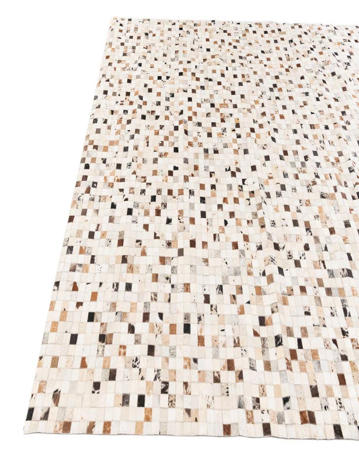Detail image of 8' x 9' 10 Cowhide Stocks Rug