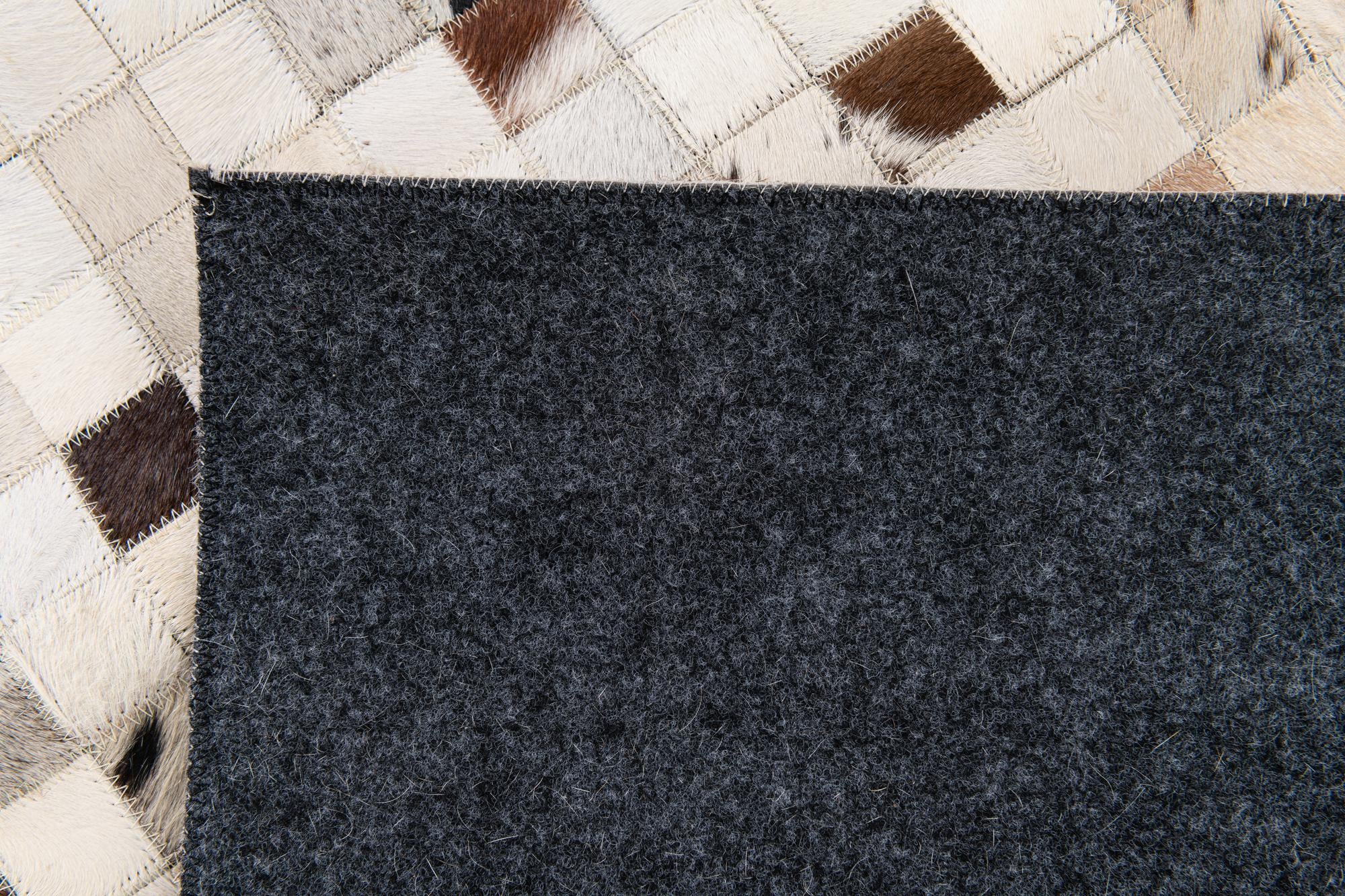 8' x 9' 10 Cowhide Stocks Rug