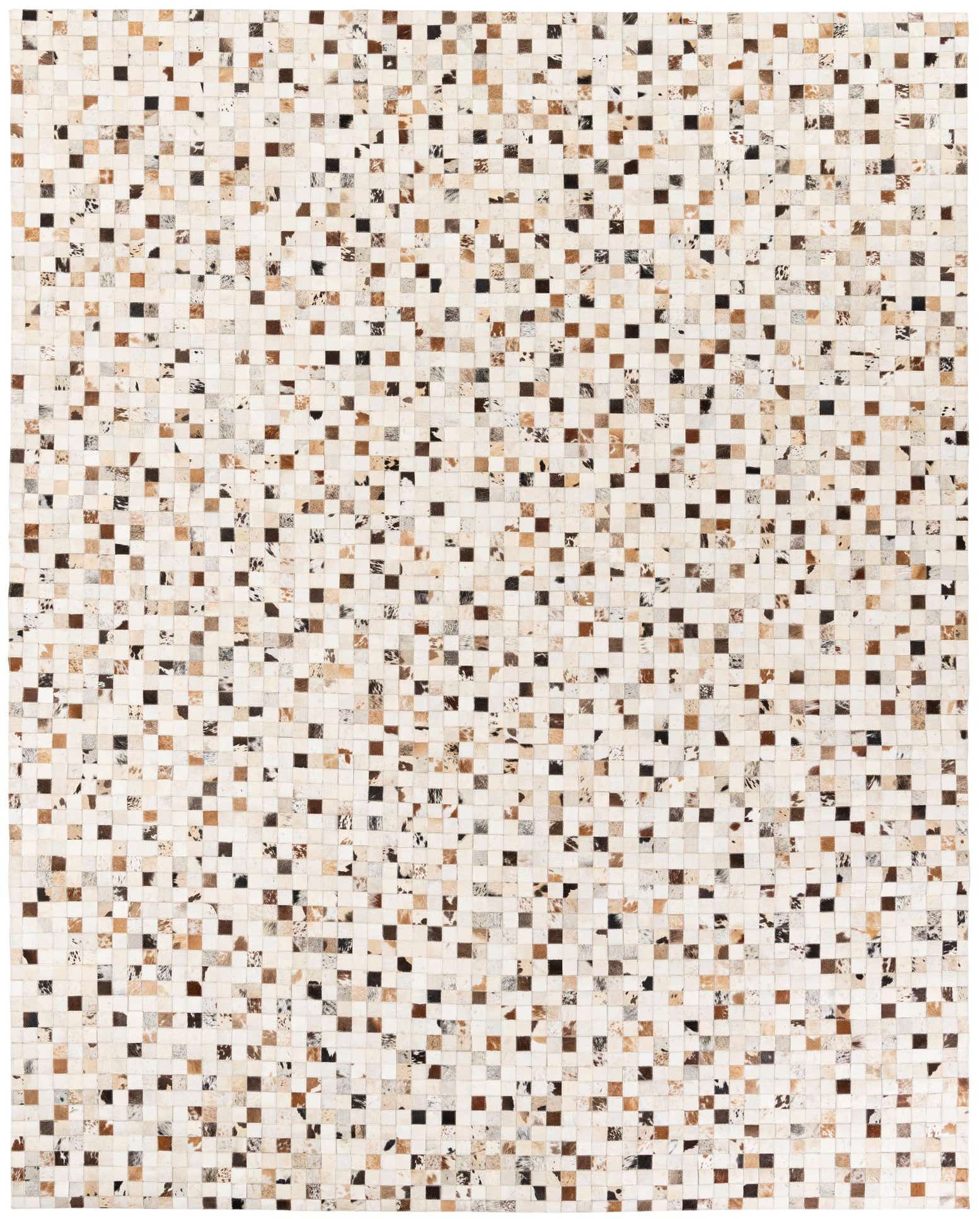 8' x 9' 10 Cowhide Stocks Rug