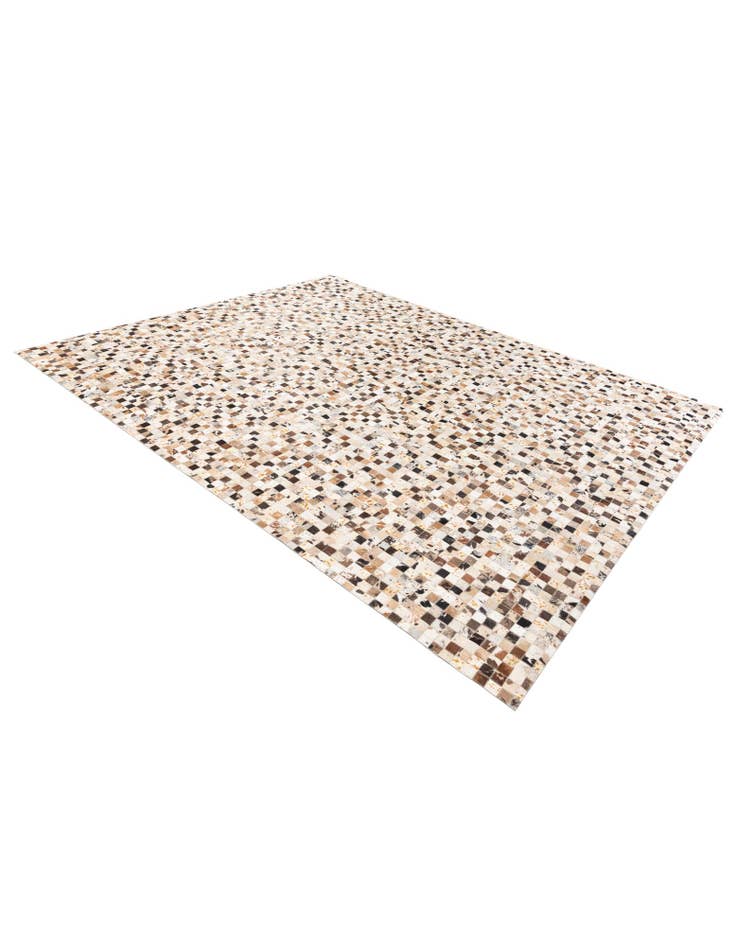 Detail image of 8' x 9' 10 Cowhide Stocks Rug