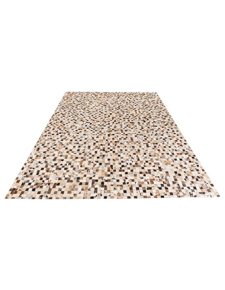 Detail image of 8' x 9' 10 Cowhide Stocks Rug