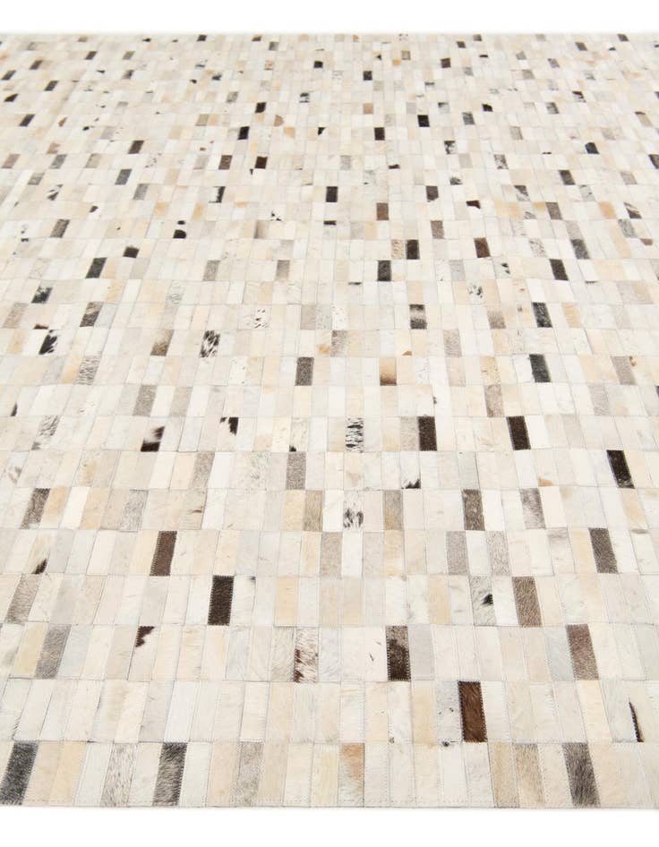 Detail image of 7' 11 x 9' 9 Cowhide Stocks Rug