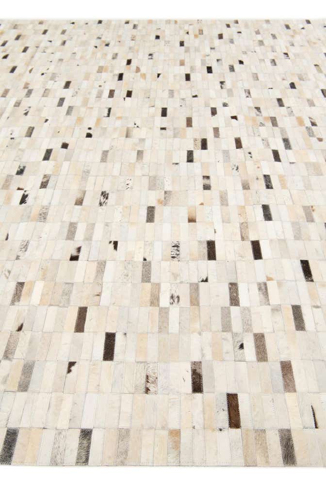 7' 11 x 9' 9 Cowhide Stocks Rug