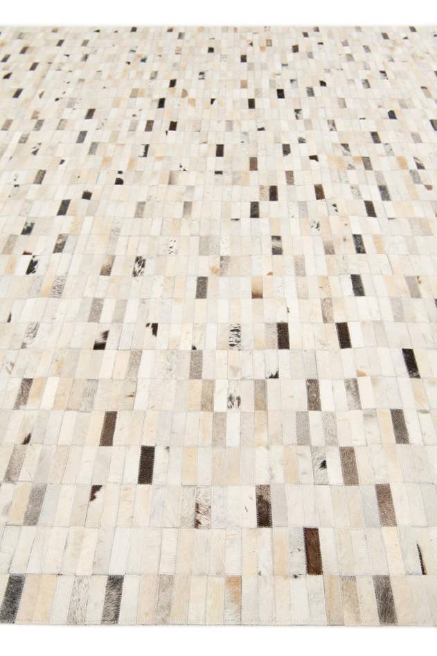 Detail image of 7' 11 x 9' 9 Cowhide Stocks Rug