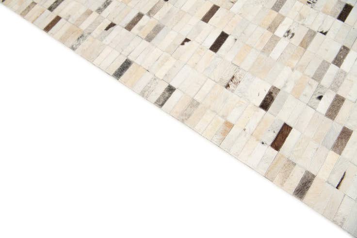 Detail image of 7' 11 x 9' 9 Cowhide Stocks Rug