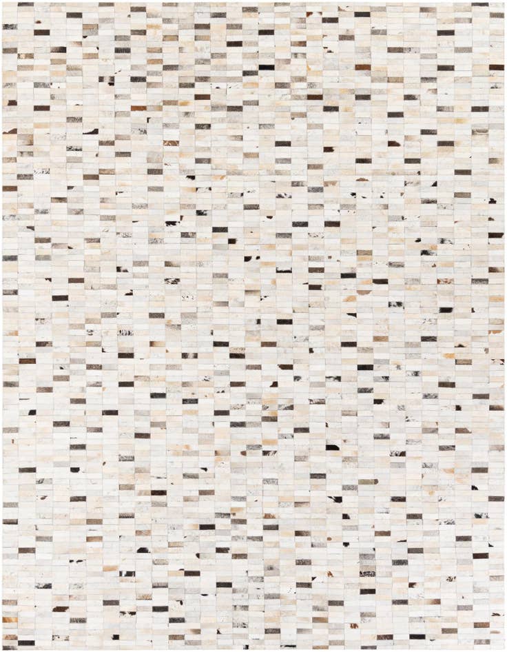 Detail image of 7' 11 x 9' 9 Cowhide Stocks Rug