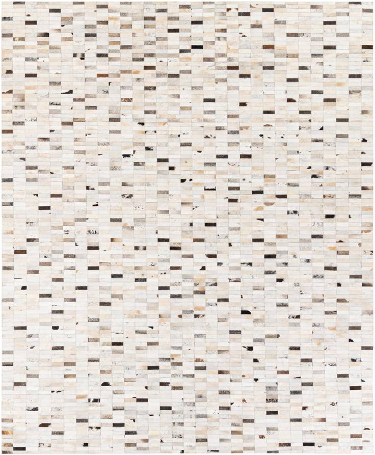 Detail image of 7' 11 x 9' 9 Cowhide Stocks Rug