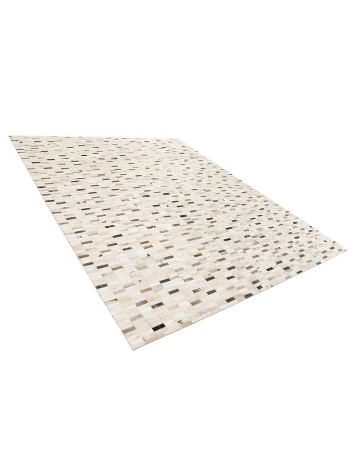 7' 11 x 9' 9 Cowhide Stocks Rug