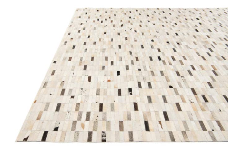 Detail image of 7' 11 x 9' 9 Cowhide Stocks Rug