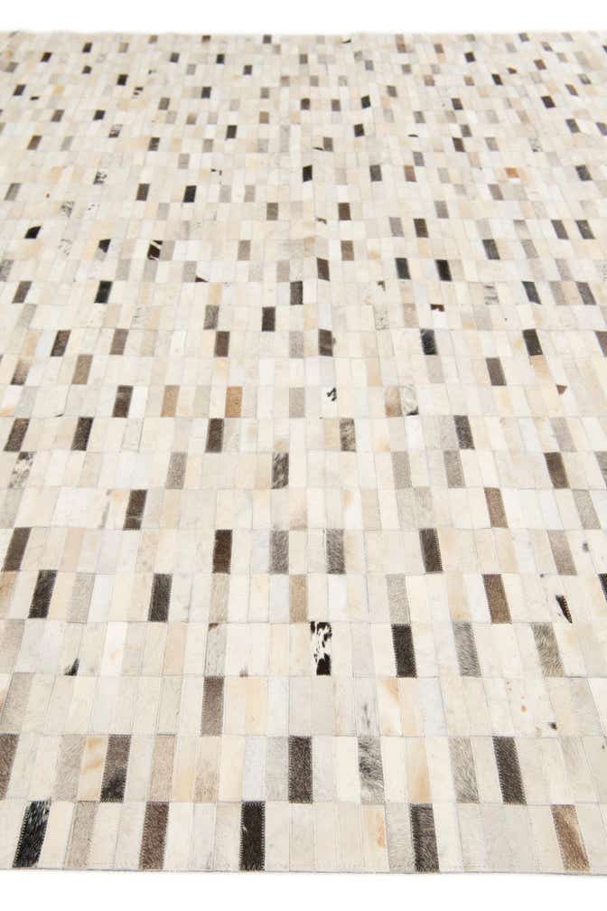 7' 11 x 9' 9 Cowhide Stocks Rug