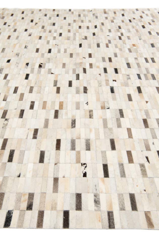 Detail image of 7' 11 x 9' 9 Cowhide Stocks Rug