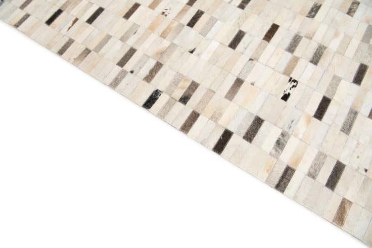 Detail image of 7' 11 x 9' 9 Cowhide Stocks Rug