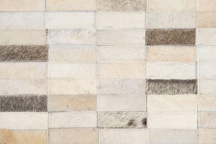 7' 11 x 9' 9 Cowhide Stocks Rug
