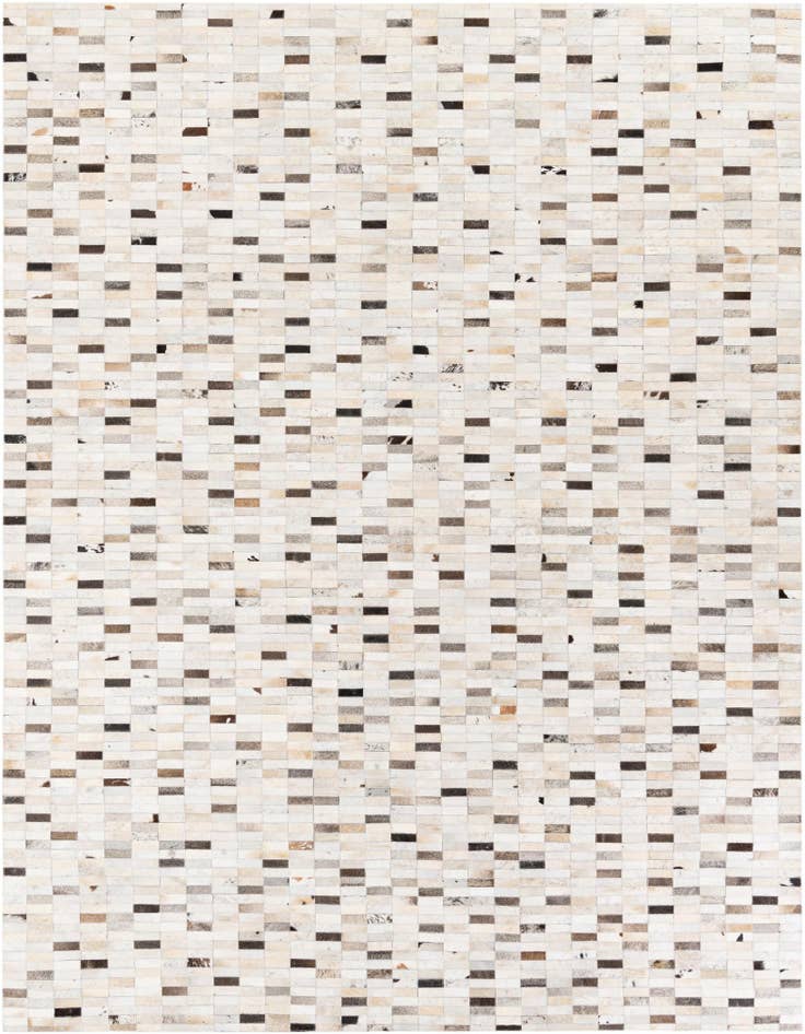 Detail image of 7' 11 x 9' 9 Cowhide Stocks Rug