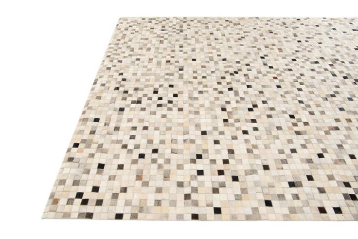 Detail image of 8' x 9' 11 Cowhide Stocks Rug