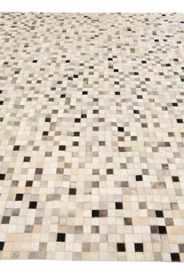 Detail image of 8' x 9' 11 Cowhide Stocks Rug