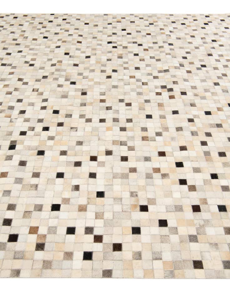 Detail image of 8' 1 x 9' 11 Cowhide Stocks Rug